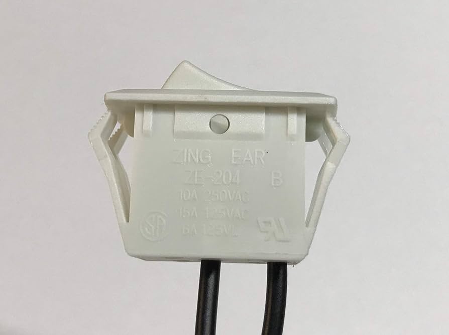 On Off Rocker Switch for Under Cabinet Fixture - Zing Ear ZE